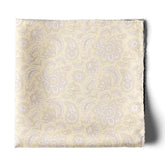 FOUR IN ONE PASTEL CREAM SILK POCKET SQUARE